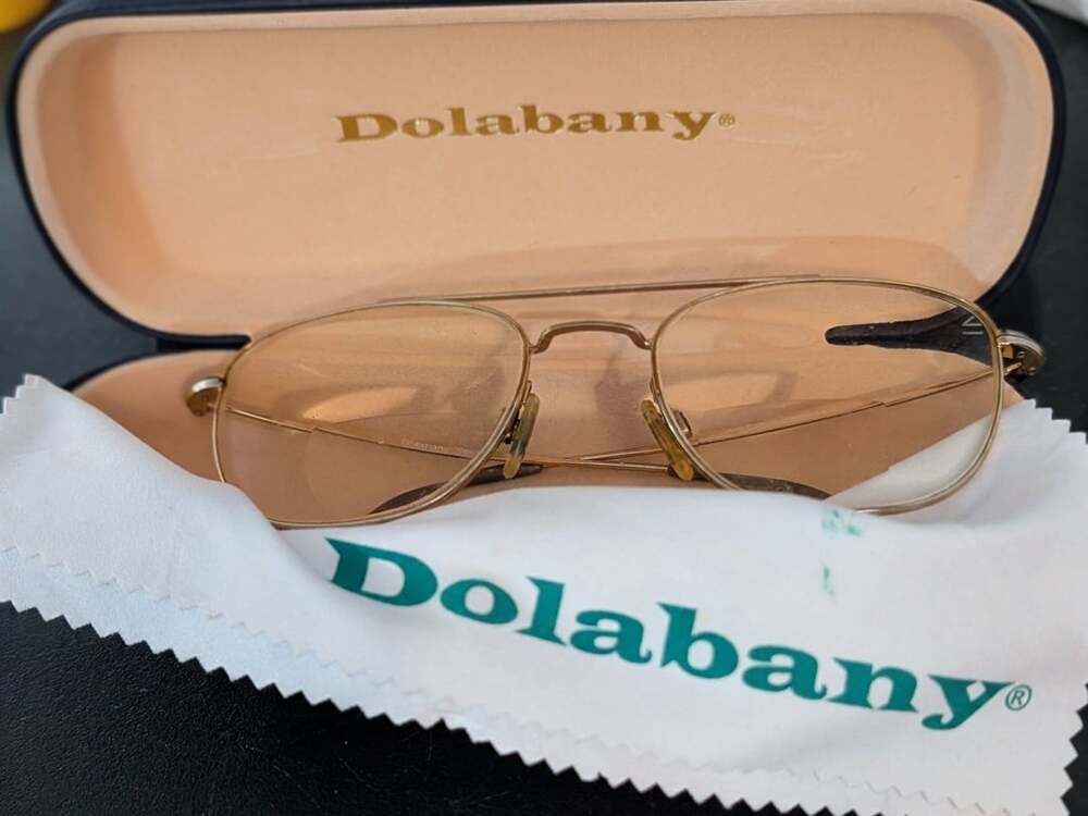 Dolabany Seville Gold Aviator Eyeglasses Frames only